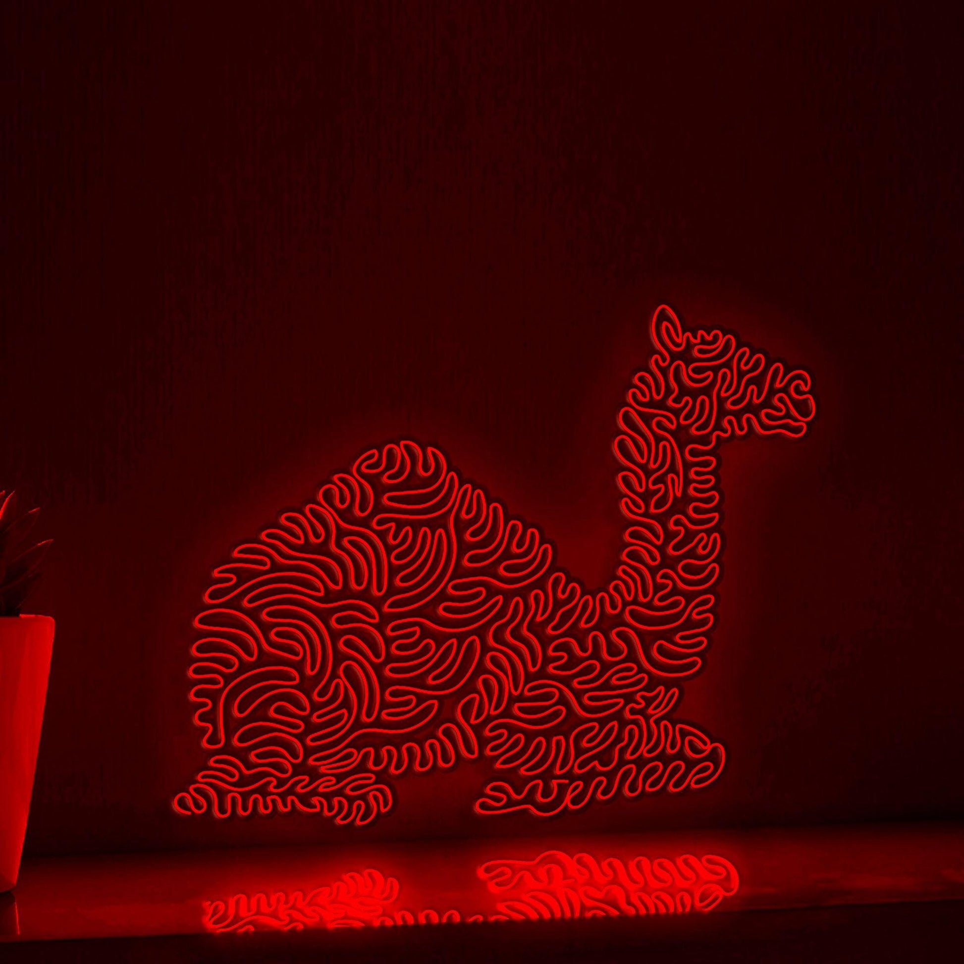 Adorable Camel EL Neon Art for Boho Decor - myneonup