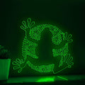 Frog One Line EL Wire Neon Sign - Long Leg Amphibian Art - myneonup