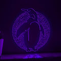 Penguin One Line EL Wire Neon Sign - Antarctic Bird Wall Art Decor - myneonup