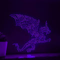 Flying Dragon EL Wire Neon Sign - Fantasy Wall Decor - myneonup