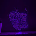 Yak One Line EL Neon - Curved Horns Animal Art - myneonup