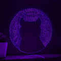 Cat Face One Line Art EL Wire Neon Sign - Minimalist Pet Wall Decor - myneonup