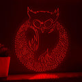 Owl One Line EL Wire Neon Sign - Bird Wall Art - myneonup