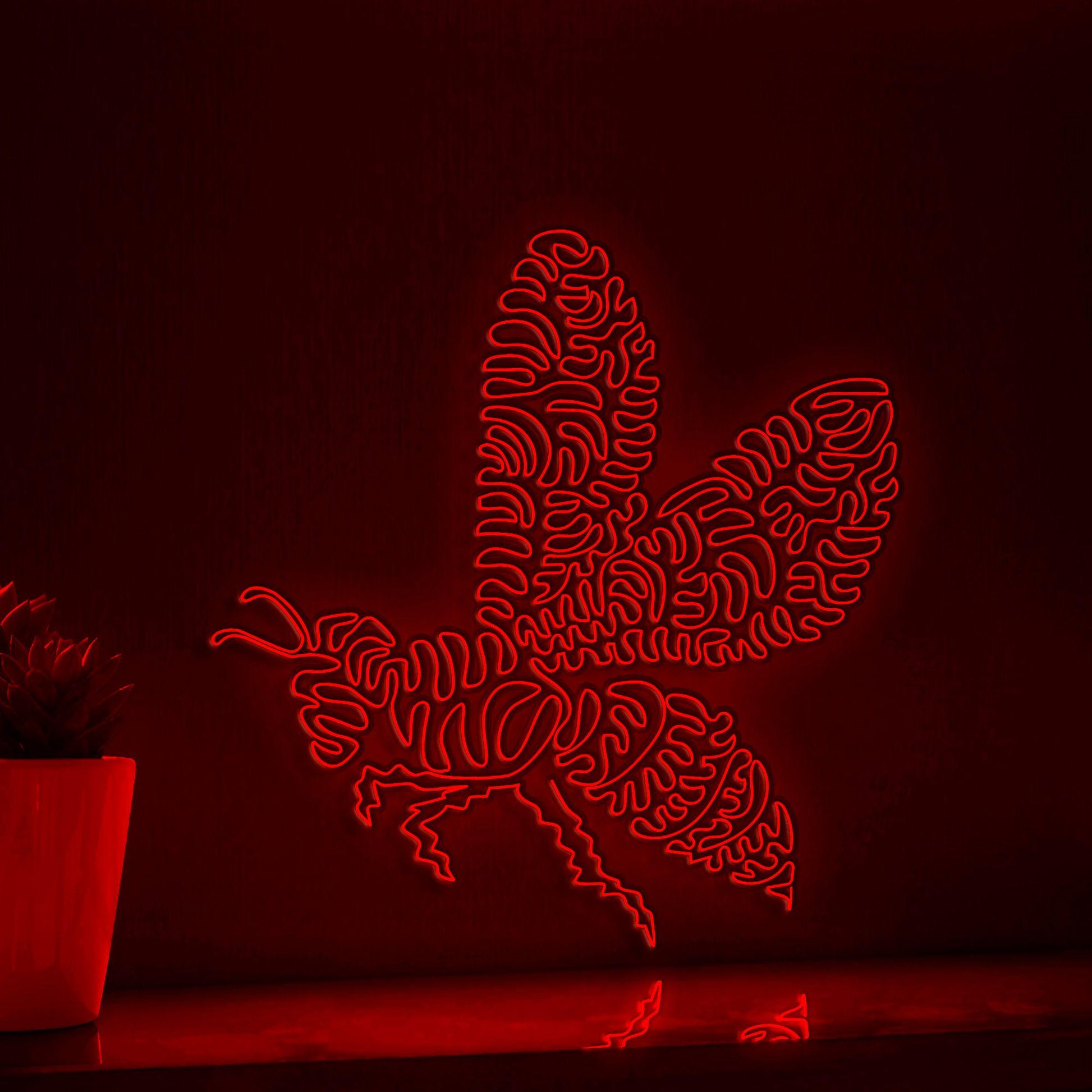 Bee One Line Art EL Wire Neon Sign - Winged Insect Decor - myneonup
