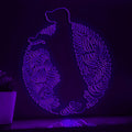 Standing Dog One Line EL Neon - Pet Circle Wall Art Decor - myneonup