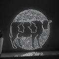 Cow One Line EL Wire Neon Sign - Farm Animal Minimalist Art - myneonup