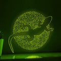 Lizard One Line Art EL Wire Neon Sign - Abstract Reptile Wall Decor - myneonup