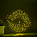 Apatosaurus One Line EL Neon - Dino Tail Wall Decor - myneonup