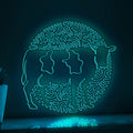 Cow One Line EL Wire Neon Sign - Farm Animal Minimalist Art - myneonup