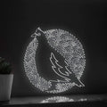 Grouse One Line Art EL Wire Neon Sign - Standing Bird Wall Decor - myneonup