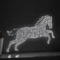 Horse One Line EL Wire Neon Sign - Galloping Equine Wall Art - myneonup