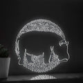 Hippo One Line EL Neon - Grazer Animal Wall Decor - myneonup