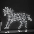 Horse One Line EL Neon - Running Stallion Wall Decor - myneonup
