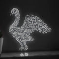 Swan One Line EL Neon - Wingspan Boho Wall Art - myneonup