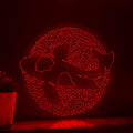 Koi Fish One Line EL Wire Neon Sign - Asian Zen Wall Art Decor - myneonup