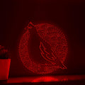 Grouse One Line Art EL Wire Neon Sign - Standing Bird Wall Decor - myneonup