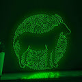 Goat One Line Art EL Wire Neon Sign - Farm Animal Minimalist Decor - myneonup