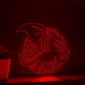 Dragon One Line Art EL Wire Neon Sign - Mythical Creature Decor - myneonup