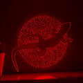 Lizard One Line Art EL Wire Neon Sign - Abstract Reptile Wall Decor - myneonup