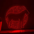 Goat One Line Art EL Wire Neon Sign - Farm Animal Minimalist Decor - myneonup