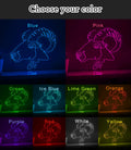 Ram Head Farm Agricultural EL Wire Animal Art for Farmhouse & Rustic Home Decor - myneonup
