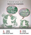 Rooster Hens Poultry Farmhouse EL Wire Animal Art for Kitchen & Country-Themed Decor - myneonup