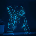 Cricket Player Sports Game Sports EL Wire Wall Art for Cricket Fans & Stadium-Themed Rooms - myneonup