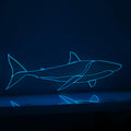 Shark Design Marine EL Wire Animal Wall Art for Beach Houses & Adventure Decor - myneonup