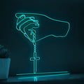 Christianity Hand Gesture Spiritual EL Wire Art for Religious Spaces & Cultural Decor - myneonup