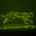 Walking Cat Playful EL Wire Animal Wall Art for Bedroom & Pet-Friendly Home Decor - myneonup