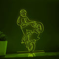 Sportsman Motorcycle Handmade EL Wire Sports Wall Art for Garage & Man Cave - myneonup