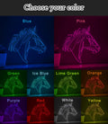 Horse Handmade EL Wire Animal Wall Art for Bedroom & Farmhouse Decor - myneonup