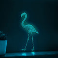 Flamingo One Line EL Wire Neon Sign - Perfect for Boho Decor & Tropical Themed Spaces - myneonup