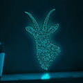 Antelope One Line EL Wire Neon Sign - Ideal for Nature Lovers, Perfect for Home Decor - myneonup