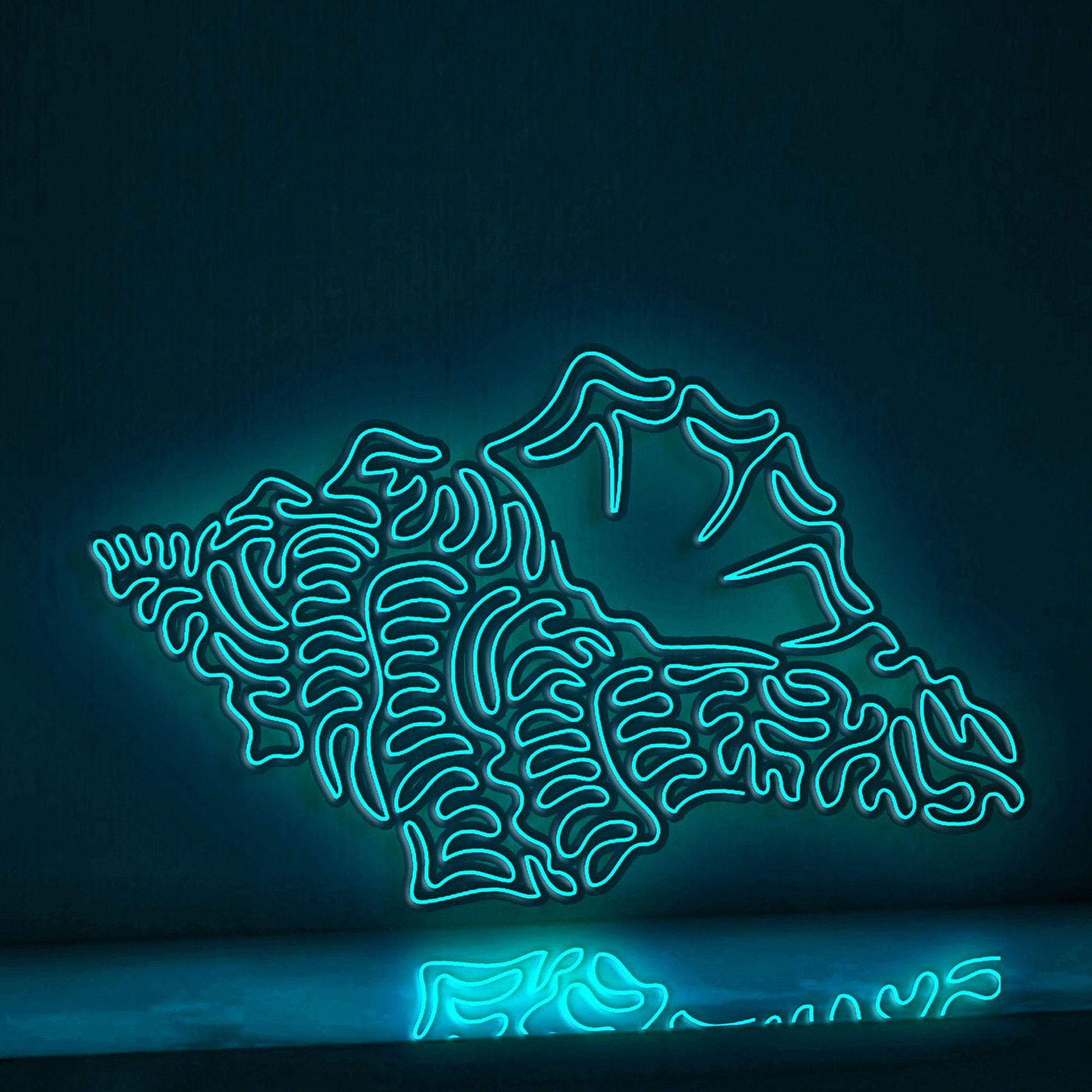Seashell One Line EL Wire Neon Sign - Ideal for Ocean Lovers' Wall Decor - myneonup