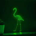Flamingo One Line EL Wire Neon Sign - Perfect for Boho Decor & Tropical Themed Spaces - myneonup