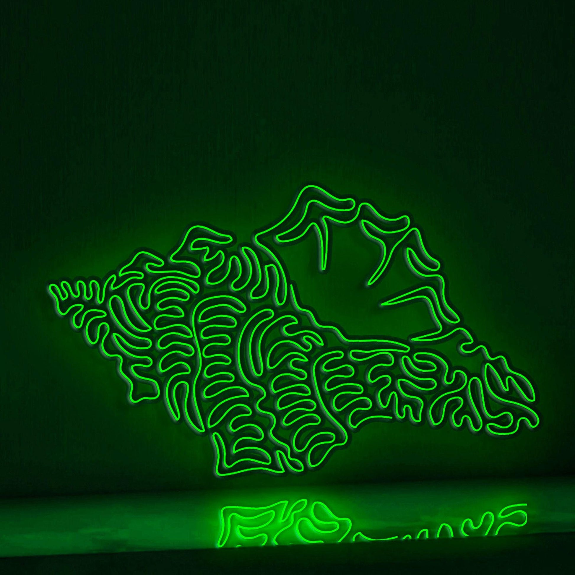 Seashell One Line EL Wire Neon Sign - Ideal for Ocean Lovers' Wall Decor - myneonup