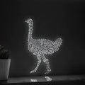 Ostrich One Line EL Wire Neon Sign - Ideal for Bird & Nature Lovers Wall Decor - myneonup