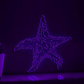 Starfish One Line EL Wire Neon Sign - Ocean Star, Ideal for Boho Wall Decor - myneonup