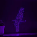Parrot One Line EL Wire Neon Sign - Ideal for Bird & Nature Lovers Wall Decor - myneonup