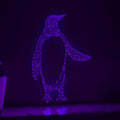Penguin One Line EL Wire Neon Sign 2 - Flightless Bird Lighted Wall Art - myneonup