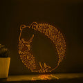 Hamster One Line EL Wire Neon Sign - Hairy Pet Light Art, Abstract Art for Wall Decor - myneonup