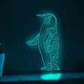 Penguin One Line EL Wire Neon Sign 1 - Flightless Bird Lighted Wall Art - myneonup