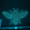 Adorable Bee One Line EL Wire Neon Sign - Social Insect Decor - myneonup