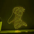 Shoebill One Line EL Wire Neon Sign - Lighted Bird Wall Art - myneonup