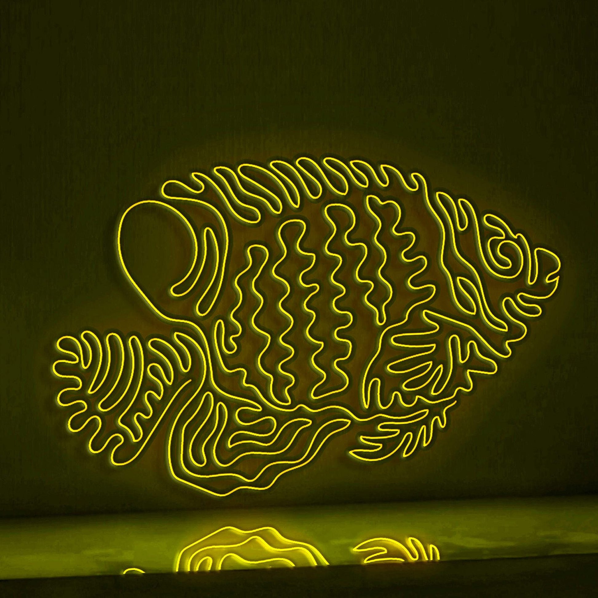Regal Angelfish EL Wire Neon Sign - Perfect for Tropical Themed Decor & Art Lovers - myneonup