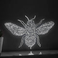 Adorable Bee One Line EL Wire Neon Sign - Social Insect Decor - myneonup