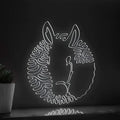 Donkey One Line EL Wire Neon Sign - Friendly Grazer Light Art - myneonup