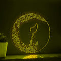 Bison One Line EL Wire Neon Sign - Enormous Herbivore Decor - myneonup