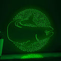 Salmon One Line EL Wire Neon Sign - Ideal for Seafood Lovers' Home Decor - myneonup